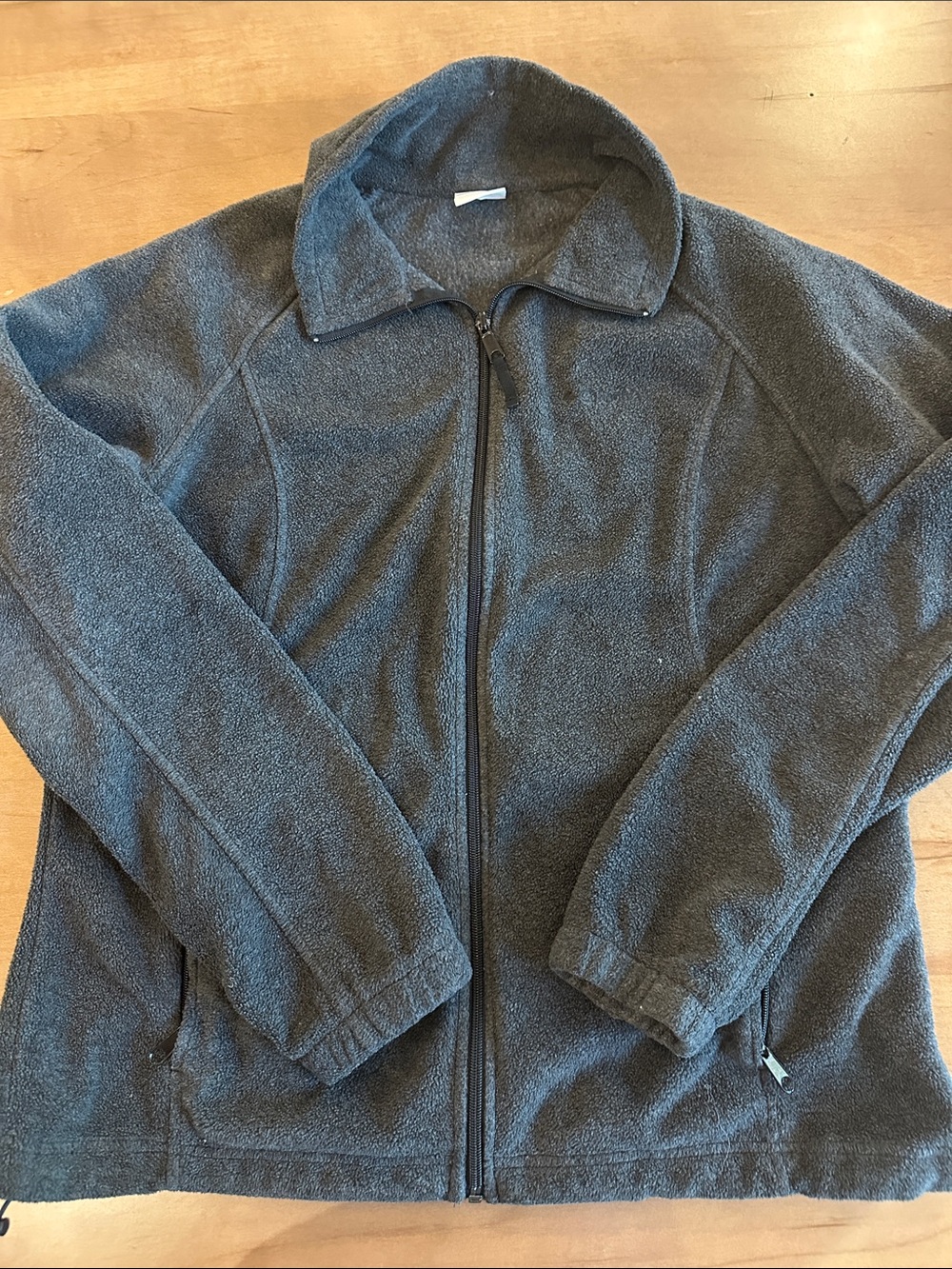 Columbia Men's Charcoal Full-Zip Fleece Jacket